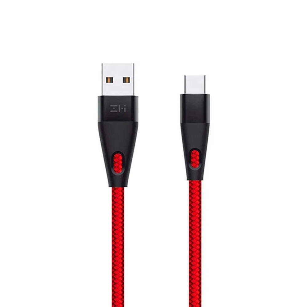 Кабель ZMI USB-A — Type-C, 3A, 1м., красный